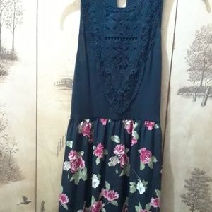 Long floral dress